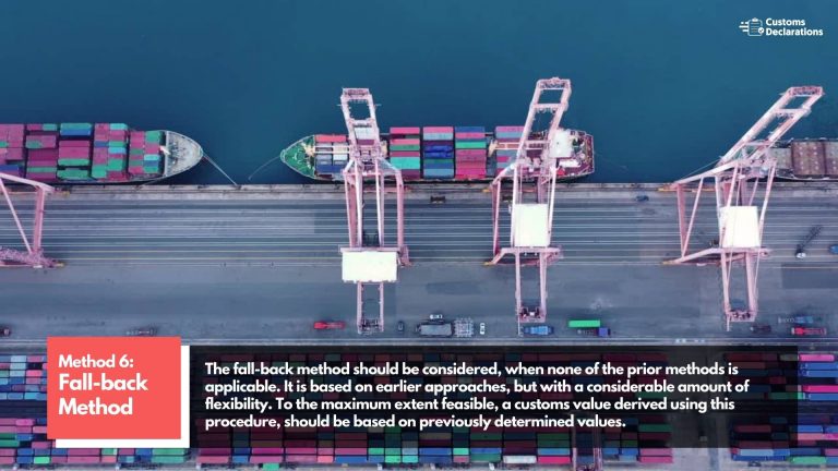 A Quick Guide to Customs Valuation Methods to Determine the Value of ...