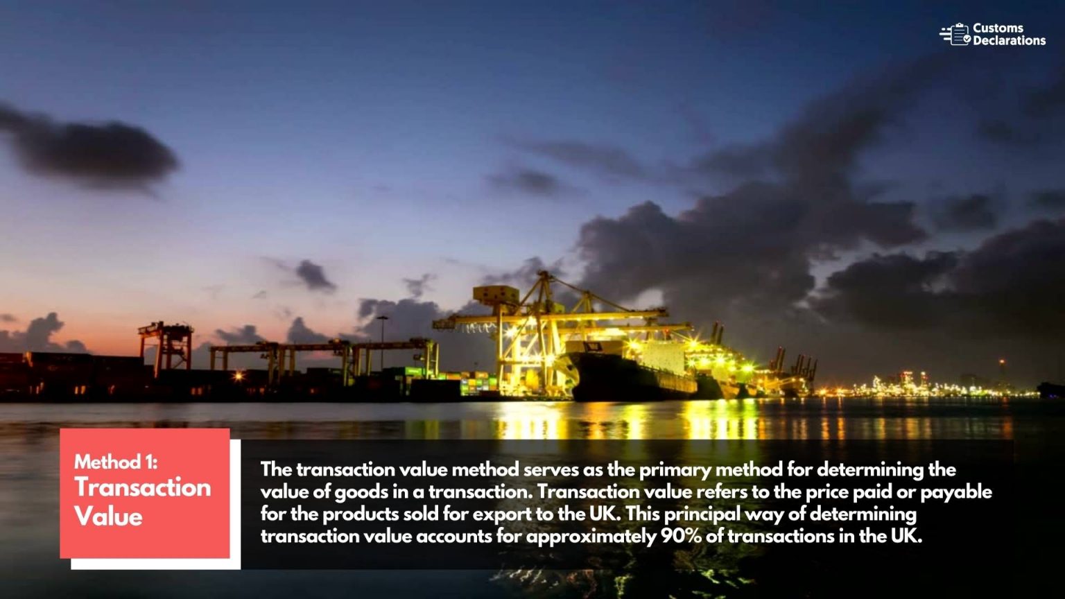 A Quick Guide to Customs Valuation Methods to Determine the Value of ...