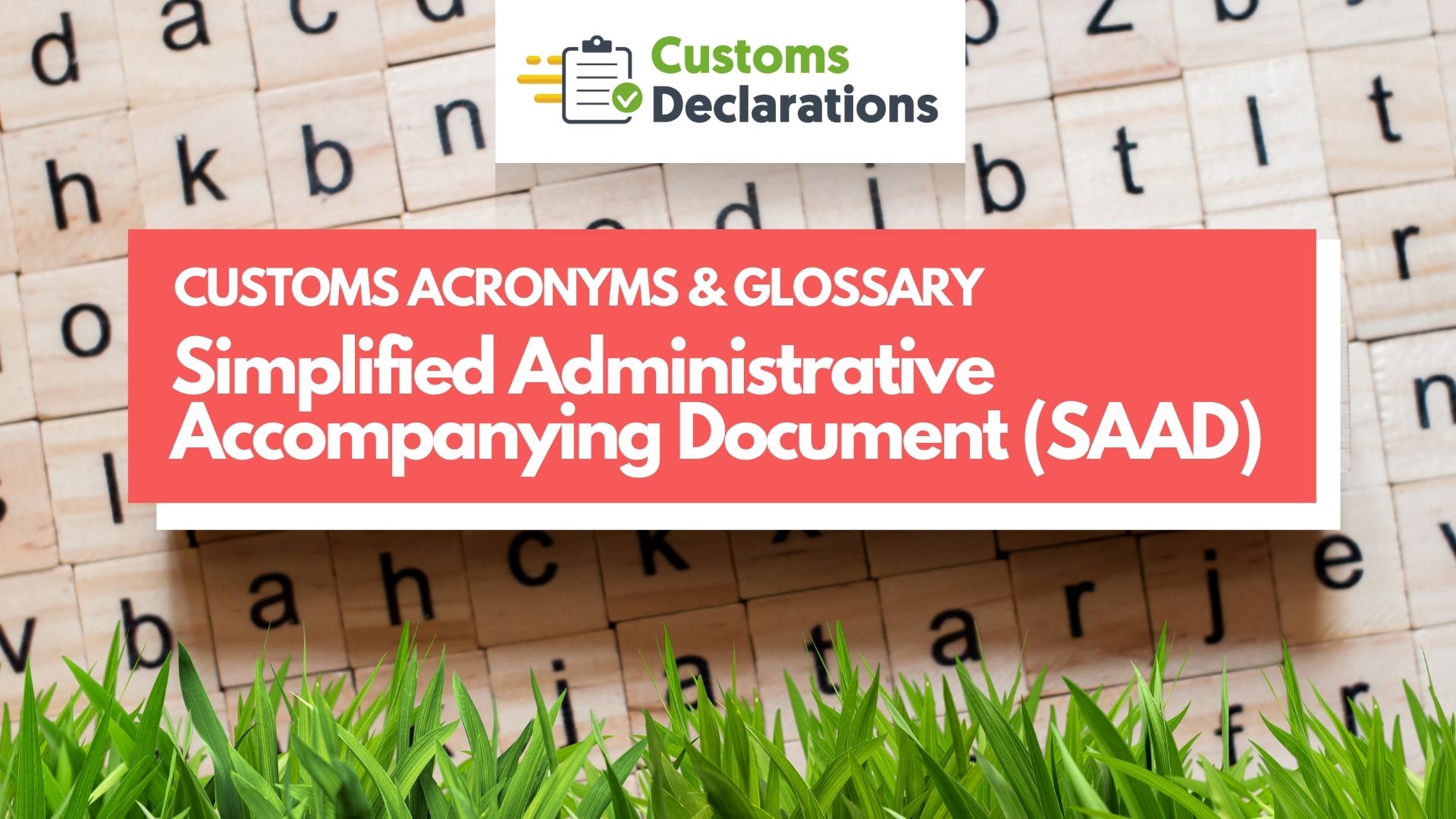 Simplified Administrative Accompanying Document (SAAD)