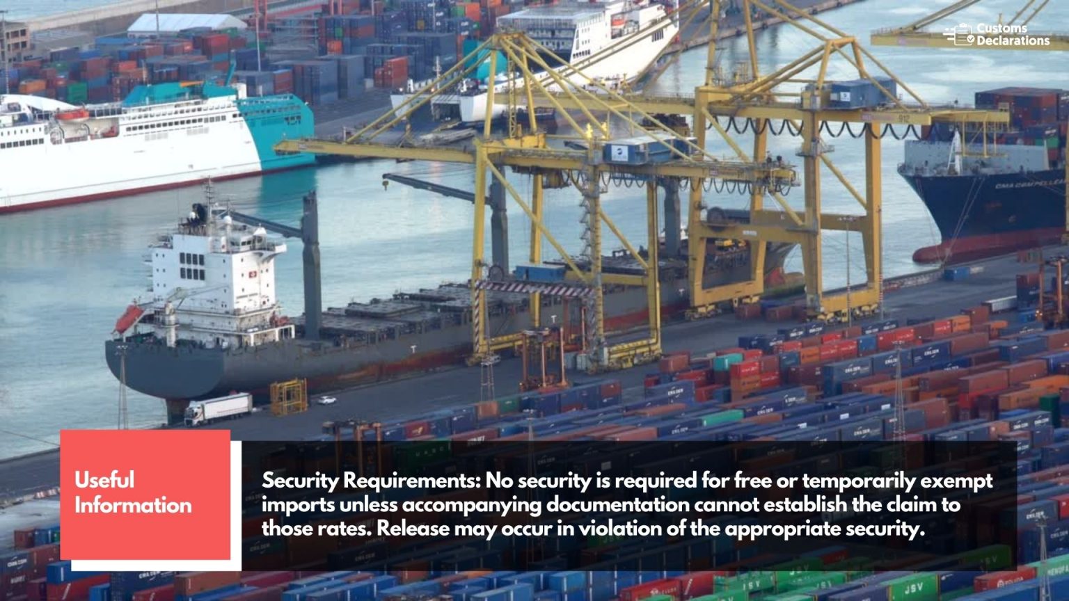 Customs Procedures A quick guide to importing goods using the Free